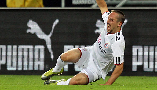 In 48 Länderspielen für Frankreich traf Franck Ribery vom FC Bayern bislang sieben Mal