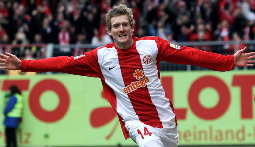 Andre Schürrle spielt seit 2006 beim FSV Mainz 05, seit 2009 in der ersten Mannschaft