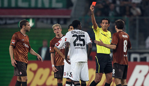 Mohamadou Idrissou kam vor der Saison vom SC Freiburg zu Borussia Mönchengladbach