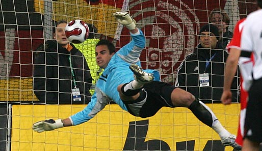 Der Schweizer Nationalspieler Diego Benaglio wechselte 2008 von der Insel Madeira nach Wolfsburg