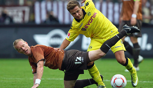 Sein Einsatz gegen den Rekordmeister ist ungewiss: Dortmunds Mario Götze