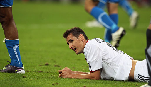 Verletzungspech für Miroslav Klose: Erst kürzlich musste er wegen einem Muselfaserriss ausfallen