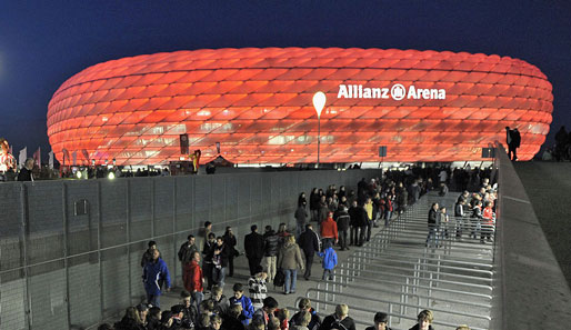 Die Allianz Arena in München hat eine Kapazität für fast 70.000 Zuschauer
