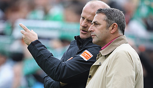 Die Macher bei Werder Bremen: Trainer Thomas Schaaf (l.) und Sportdirektor Klaus Allofs