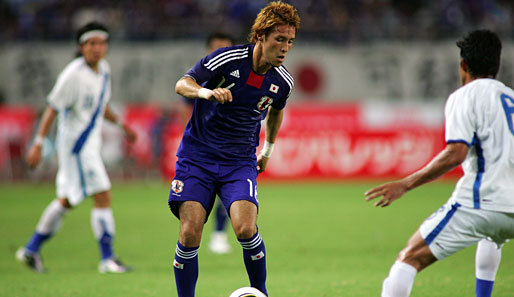 Mittelfeldspieler Hajime Hosogai trug bislang drei Mal das Trikot der japanischen Nationalmannschaft