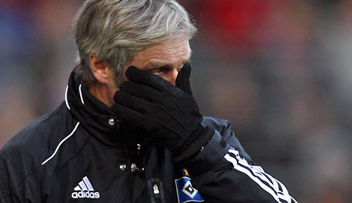 Trainer Armin Veh verlor mit dem Hamburger SV zuletzt vier Auswärtsspiele in Folge