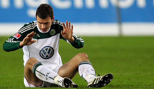 Wolfsburg-Kapitän Edin Dzeko erzielte in dieser Saison bislang neun Tore in der Bundesliga