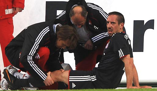 Franck Ribery wird Bayern München wohl nur zwei Wochen fehlen