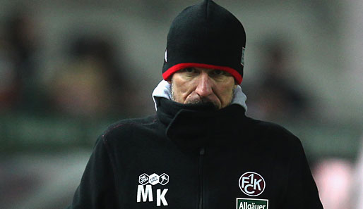 Kaiserslautern Trainer Marco Kurz hütet derzeit mit einem fiebrigen Infekt das Bett