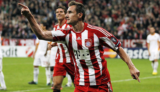 Miroslav Klose spielt seit 2007 beim FC Bayern München