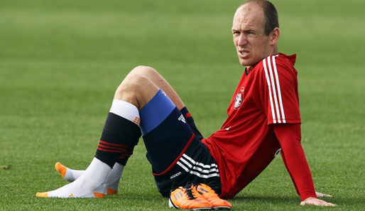 Arjen Robben steht beim FC Bayern vor der Rückkehr ins Mannschaftstraining