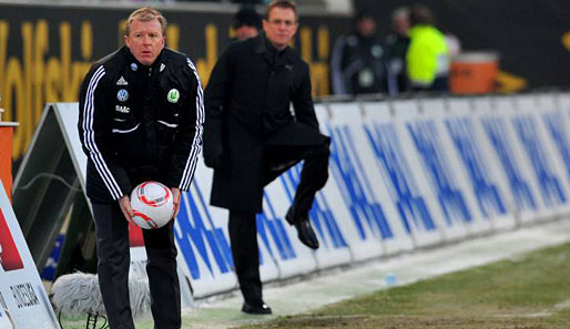Schielte Ralf Rangnick etwa schon am 18. Spieltag auf den Posten von Steve McClaren in Wolfsburg?