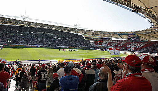 Im Stuttgarter Stadion kam es zu einem Kranunfall
