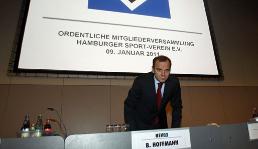 Macht seinen Stuhl spätestens am Jahresende frei: HSV-Vorstandschef Bernd Hoffmann