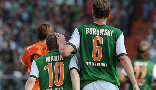 Eng mit der Systemfrage bei Werder verknüpft: Die Personalien Marko Marin und Tim Borowski