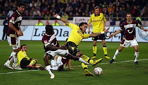 Das Hinspiel in Hannover gewann der BVB deutlich mit 4:0