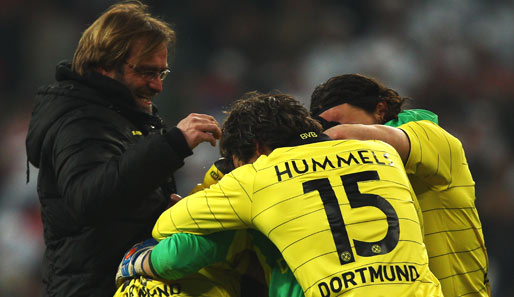 Jürgen Klopp glaubt an den Gewinn der deutschen Meisterschaft mit Borussia Dortmund