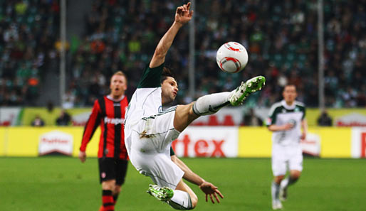 Diego am vergangenen Wochenende: Wolfsburg und Frankfurt trennten sich 1:1