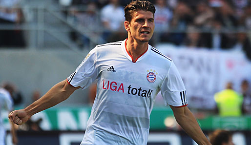 Mario Gomez traf gegen eine Niederbayern-Auswahl insgesamt fünfmal