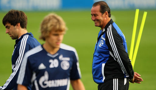 Zurück auf Schalke: Huub Stevens (r.) ist Nachfolger von Ralf Rangnick bei S04