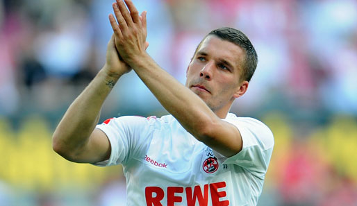 Lukas Podolski befindet sich zurzeit in absoluter Top-Form - Trainer Solbakken ist begeistert