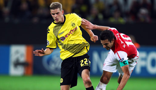 Sven Bender (l.) verletzte sich im Champions-League-Spiel gegen den FC Arsenal