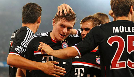 Toni Kroos schoss in dieser Champions-League-Saison schon zweimal das 1:0 für Bayern München