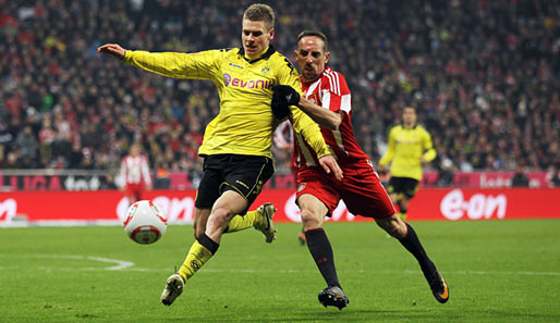 Eins von vielen wichtigen Duellen: Dortmunds Piszczek (l.) gegen Bayern-Wirbelwind Ribery
