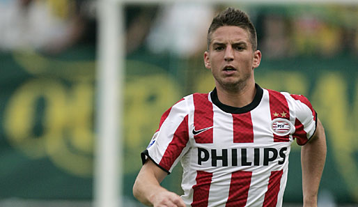 Der Belgier Dries Mertens erzielte für den PSV Eindhoven in der Liga bereits elf Tore