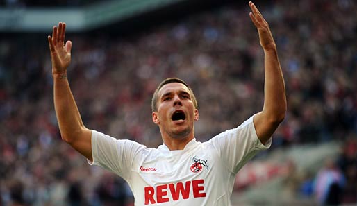 Ob Lukas Podolski seine Heimat Köln verlassen wird? Laut Löw ist er reif für den Schritt ins Ausland
