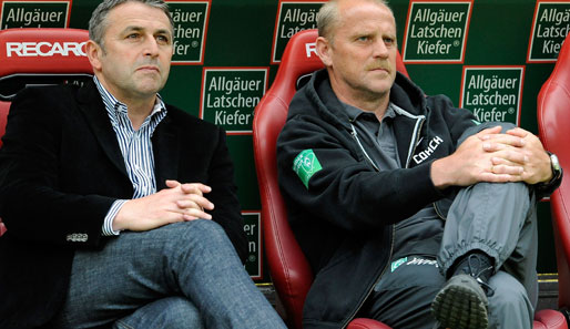 Klaus Allofs (l.) und Thomas Schaaf: Ein eingespieltes Team