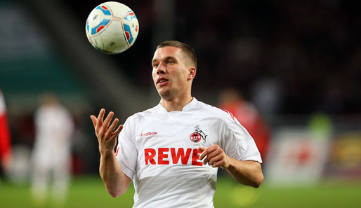 Für Kölns Lukas Podolski ist ein Wechsel innerhalb der Liga nur schwer vorstellbar