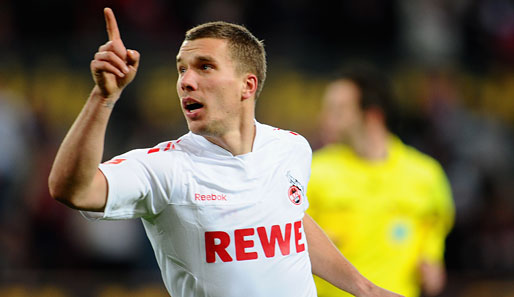 Lukas Podolski wechselte 2009 von Bayern München für zehn Millionen Euro zum 1. FC Köln