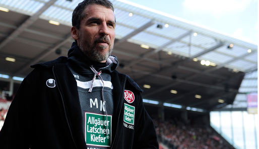 Marco Kurz gewann mit dem 1. FC Kaiserslautern seit 13 Spielen nicht mehr