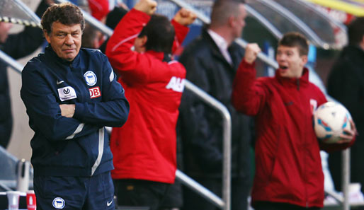 Otto Rehhagel ist seit Februar 2012 Trainer von Hertha BSC