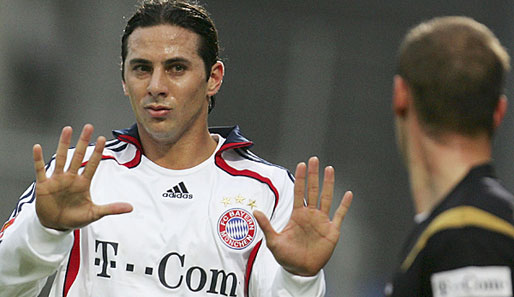 Claudio Pizarro spielte zwischen 2001 und 2007 bereits für den FC Bayern