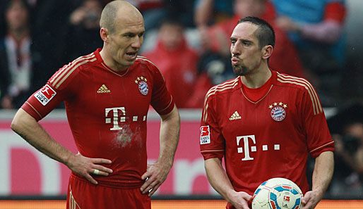 Franck Ribery und Arjen Robben sind in der Kabine aneinander geraten