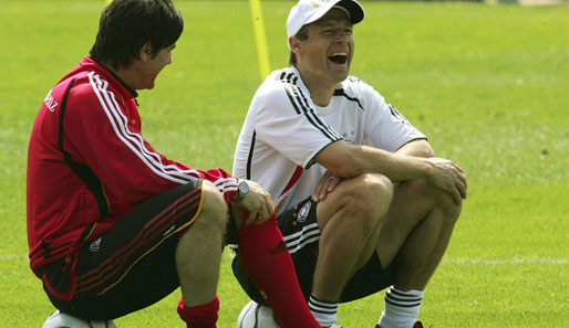 Joachim Löw (l.) und Jürgen Klinsmann wurden in Stuttgarts Jahrhundert-Team gewählt