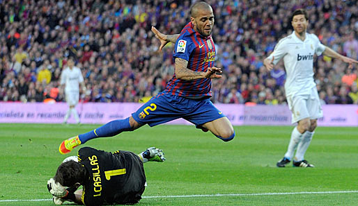Dani Alves gewann mit dem FC Barcelona bereits zwei Mal die Champions League