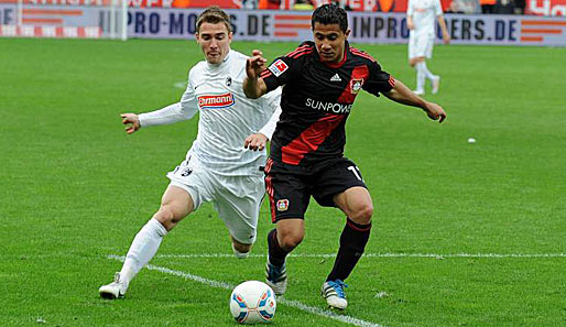 Michael Ortega (r.) spielt seit Sami Hyypiäs Amtsübernahme in Leverkusen eine wichtige Rolle