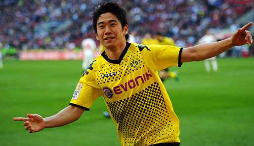 Shinji Kagawa jubelt künftig wohl im Trikot von Manchester United