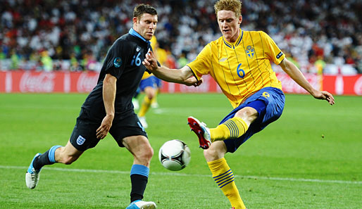 Rasmus Elm (r.) war bei der Europameisterschaft für Schweden im Einsatz