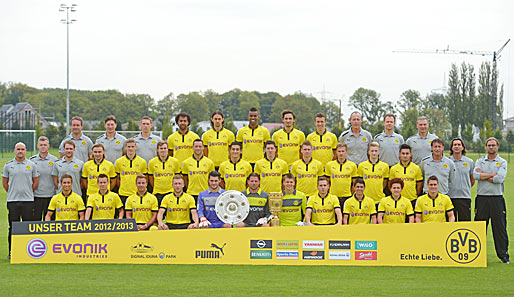 Mit dieser Mannschaft geht Borussia Dortmund in die Saison 2012/2013