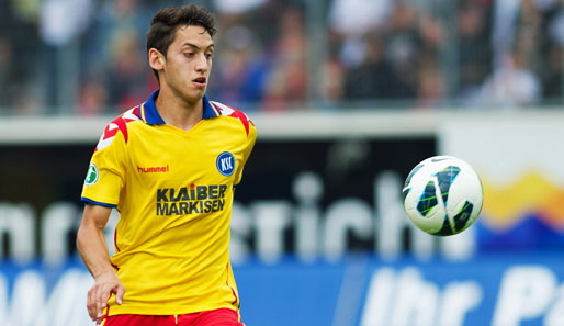Hakan Calhanoglu wird bis Sommer 2013 an den Karlsruher SC ausgeliehen bleiben