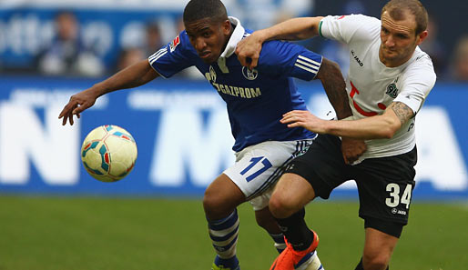 Das letzte Duell gegen Hannover gewann Schalke im eigenen Stadion mit 3:0