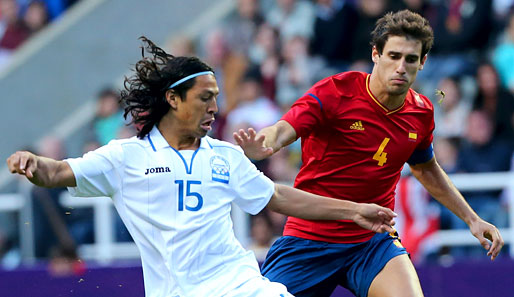 Javier Martinez (l.) schied mit Spanien bei den Olympischen Spielen in London in der Vorrunde aus