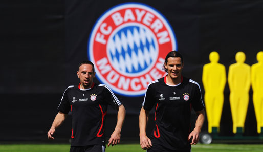 Franck Ribéry und Daniel van Buyten fehlten dem FC Bayern zuletzt