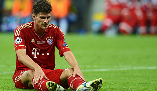 Bayerns Torjäger Mario Gomez muss weiterhin auf sein Comeback warten