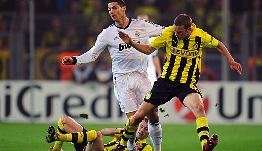 Sven Bender (r.) zog sich gegen Real Madrid eine Muskel-Sehnen-Verletzung zu