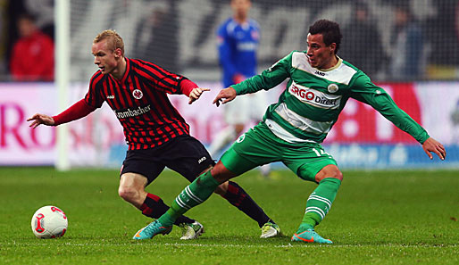 Heiß begehrt: Sebastian Rode (l.) spielt bisher eine starke Saison mit Eintracht Frankfurt
